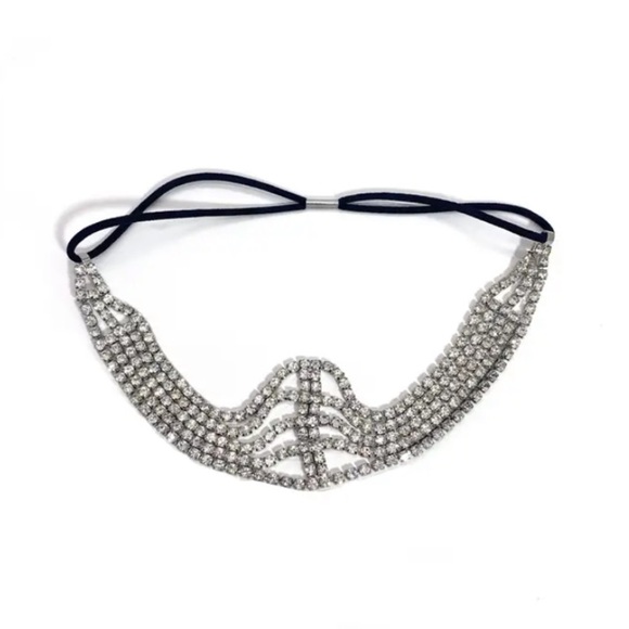Silver Rhinestone Headband Hair Accessory main image 8